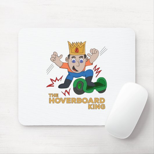 Der Hoverboard King Mousepad (Mit Mouse)