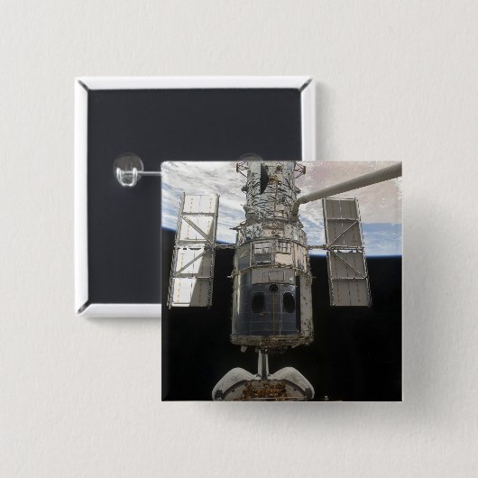 Der Hubble-Weltraumteleskop Space Shuttle Atlant Button (Vorne & Hinten)