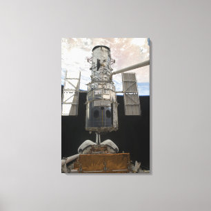 Der Hubble-Weltraumteleskop Space Shuttle Atlant Leinwanddruck