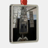 Der Hubble-Weltraumteleskop Space Shuttle Atlant Silbernes Ornament (Rechts)