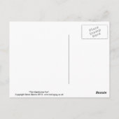 Der hübsche Fuchs. Postkarte (Rückseite)