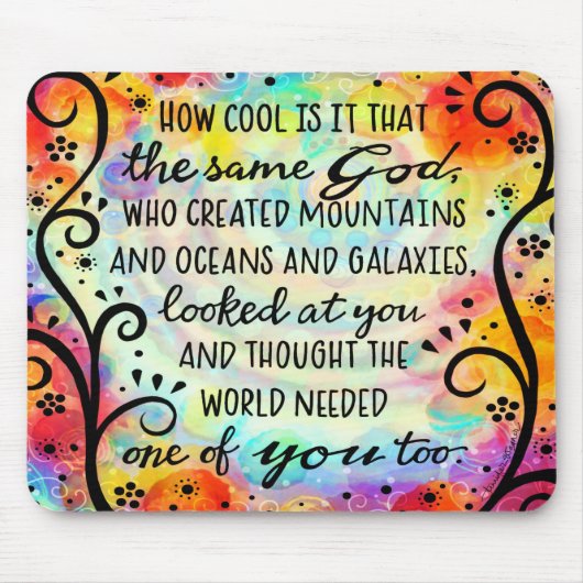 Der hübsche Glaube Inspiriert Gott brauchte einen Mousepad (Vorne)