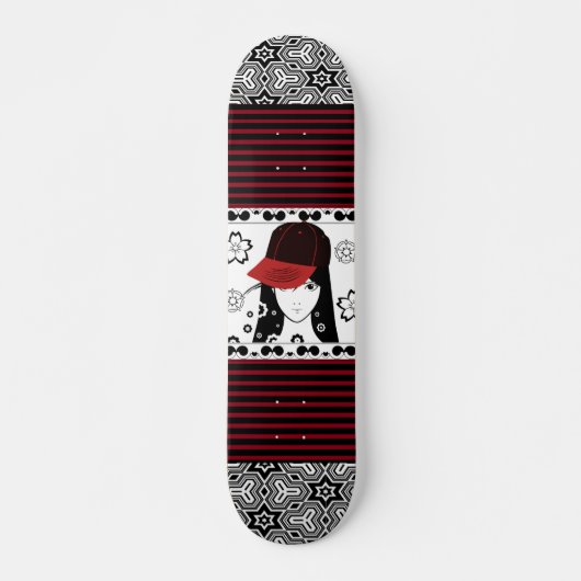 Der Hübsche Tomboy Skateboard (Vorne)