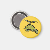 der Hubschrauber-Schildkröte Magnet (Vorderseite/Rückseite)