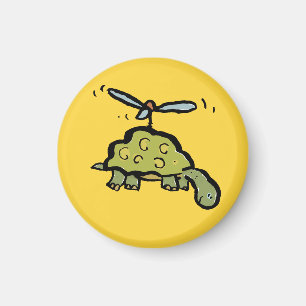 der Hubschrauber-Schildkröte Magnet