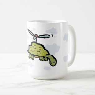 der Hubschrauberschildkröte Kaffeetasse