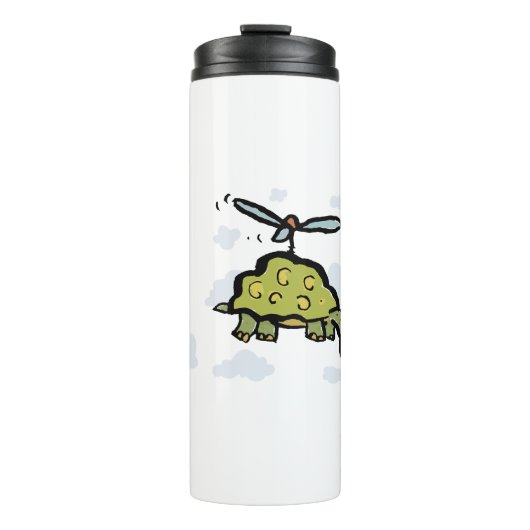 der Hubschrauberschildkröte Thermosbecher (Vorderseite)