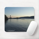 Der Hudson an der Dämmerung Mousepad (Mit Mouse)