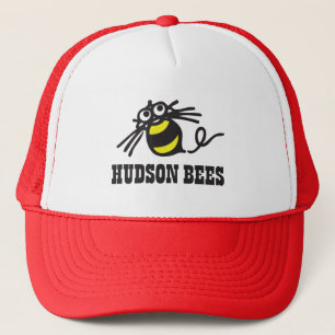 Der Hudson-Bienen-Baseballmütze (rot) Truckerkappe