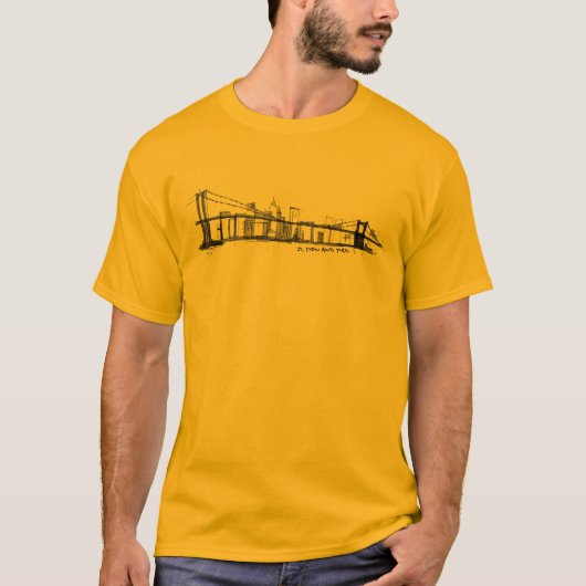 Der Hudson durch Ji T-Shirt (Vorderseite)