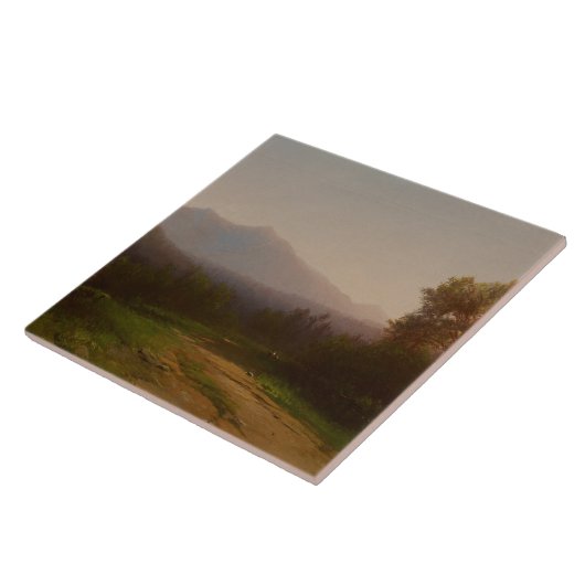 Der Hudson-Landschaft, c.1860-5 (Öl auf Leinwand) Fliese (Seite)