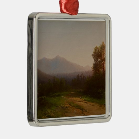 Der Hudson-Landschaft, c.1860-5 (Öl auf Leinwand) Silbernes Ornament (Rechts)