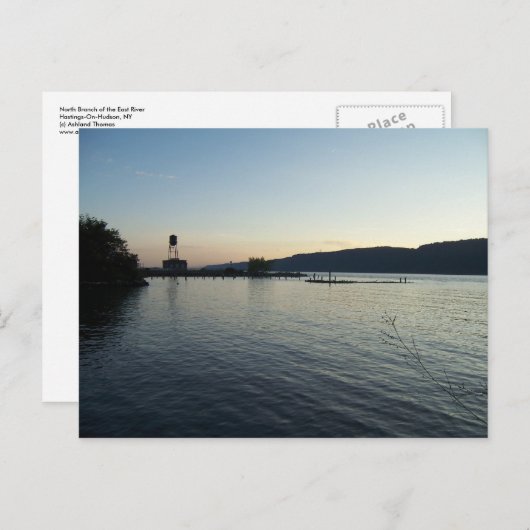 Der Hudson-Postkarte Postkarte (Vorne/Hinten)