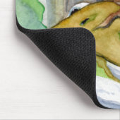 Der Hügel-Frosch und der Schmetterling Mouspad Mousepad (Ecke)