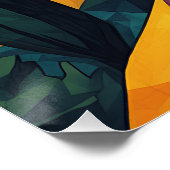 Der Hügel leuchtet hell Poster (Ecke)