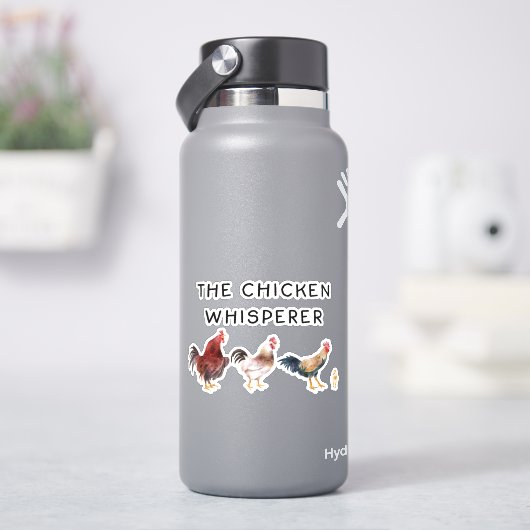 Der Hühnerflüsterer Aufkleber (HydroFlask)