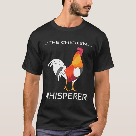 Der Hühnerflüsterer Hahn T-Shirt (Vorderseite)