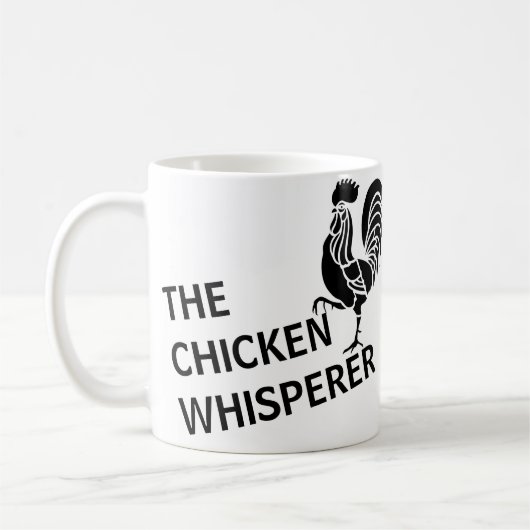 Der Hühnerflüsterer Hühnerfarm-Haus-Mug Kaffeetasse (Links)