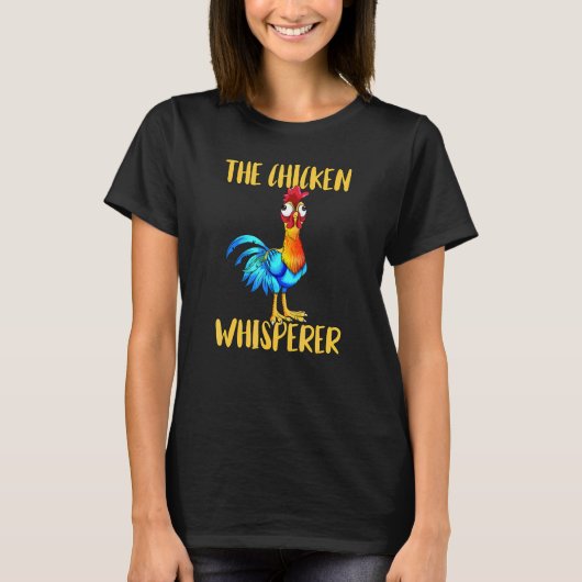 Der Hühnerflüsterer Hühnerflüsterer Hühner Hahn T-Shirt (Vorderseite)