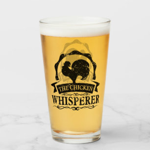 Der Hühnerflüsterer Lustig Glas