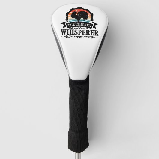 Der Hühnerflüsterer Lustig Golf Headcover (Vorderseite)