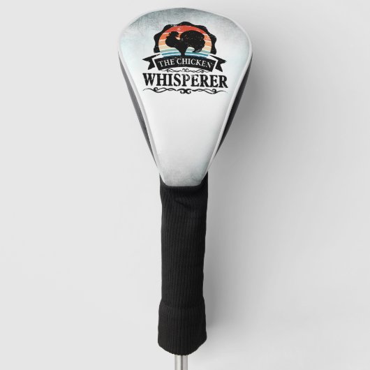 Der Hühnerflüsterer Lustig Golf Headcover (Vorderseite)