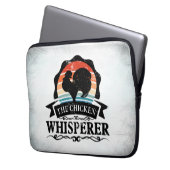 Der Hühnerflüsterer Lustig Laptopschutzhülle (Vorderseite Links)