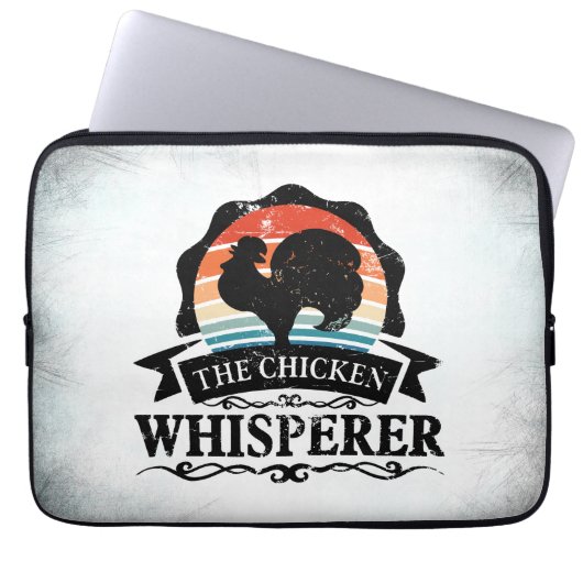 Der Hühnerflüsterer Lustig Laptopschutzhülle (Vorderseite)