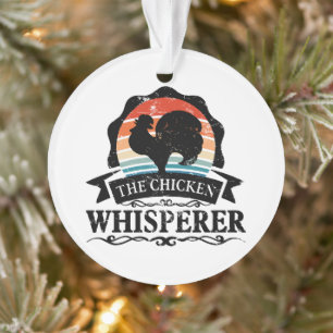 Der Hühnerflüsterer Lustig Ornament