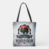 Der Hühnerflüsterer Lustig Tasche (Rückseite)