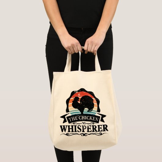 Der Hühnerflüsterer Lustig Tragetasche (Vorderseite (Produkt))