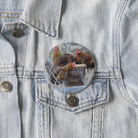 Der Hühnerknopf der Mädchen Button (Beispiel)