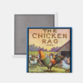 Der Hühnerrag Magnet (Vorderseite/Rückseite)