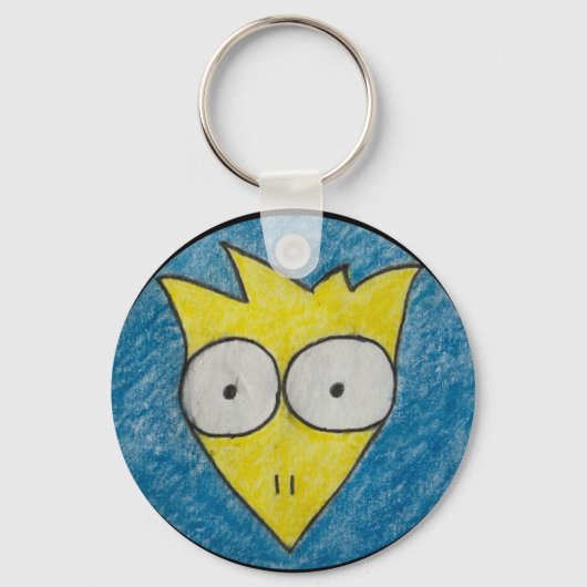 Der HühnerSchlüsselanhänger Schlüsselanhänger (Vorderseite)