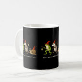Der Hullabaloo Com Lustiger Frosch Opossum Schneck Kaffeetasse (Vorderseite Links)