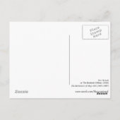 Der Hulock oder der Hoolock Gibbon (1835) Postkarte (Rückseite)