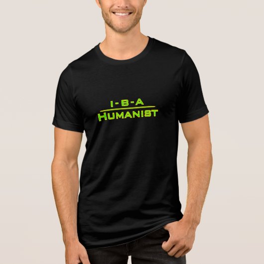 Der Humanist Tri-Blend Shirt (Vorderseite)