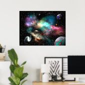 Der Humanoid-Nebel Poster (Heimbüro)