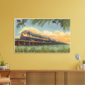 Der Humming-Vogelzug Leinwanddruck (Insitu (Wohnzimmer))