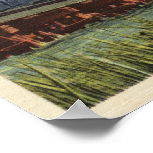 Der Humming-Vogelzug Poster (Ecke)