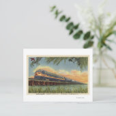 Der Humming-Vogelzug Postkarte (Stehend Vorderseite)