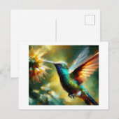 Der Hummingbird Postkarte (Vorne/Hinten)