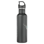 Der Hummingvogel von Rivoli Edelstahlflasche (Rückseite)