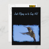 Der Hummingvogelflug Postkarte (Vorne/Hinten)