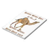 Der Humphatag Notizblock (Rotiert)