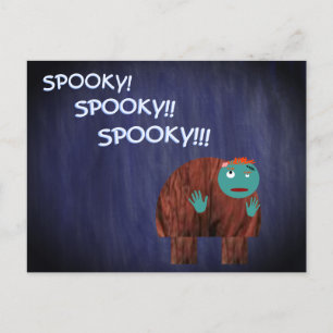 Der Hunchback als Zombie Feiertagspostkarte