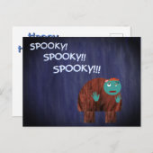 Der Hunchback als Zombie Feiertagspostkarte (Vorne/Hinten)