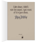 Der Hund "Ate Your Cake" Funny Birthday Card (Innen (Rechts))