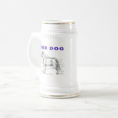 DER HUND BIERGLAS (Vorderseite Links)