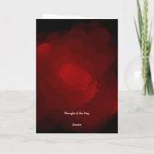 Der Hund dachte vom Mops an Karte (Rückseite)